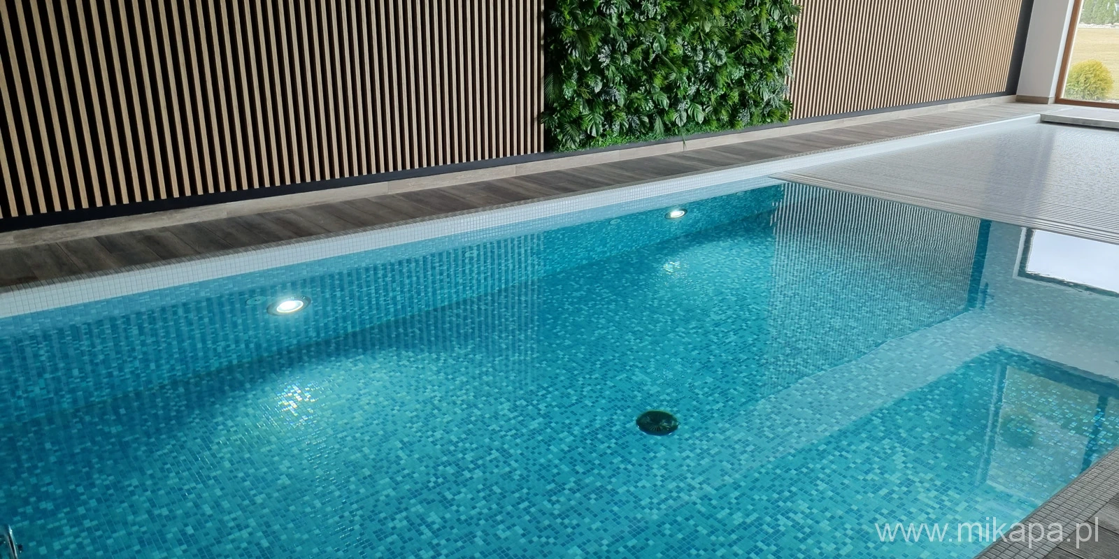 basen w domu luksusowy
